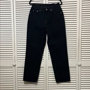 Vintage Riders by Lee Black High-Rise Straight Leg Jeans
